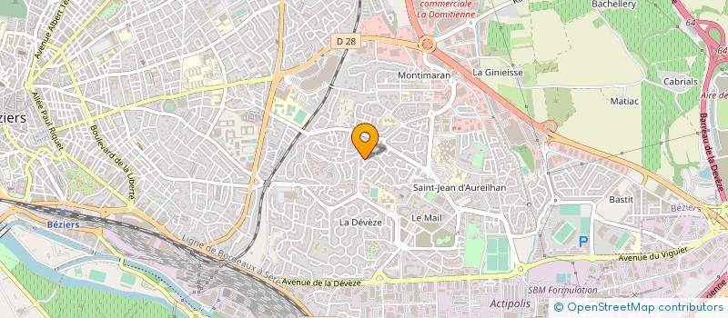 localisation de l'entreprise MONSIEUR JACQUES ASSEMAT à BEZIERS