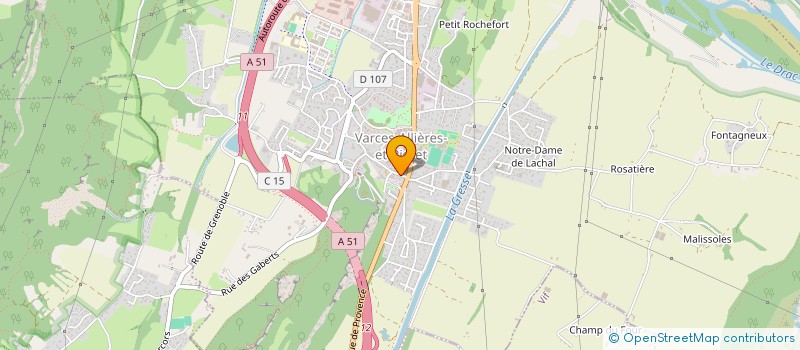 localisation de l'entreprise MONSIEUR JACQUES AUBERT  VARCES-ALLIERES-ET-RISSET