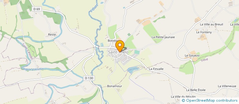 localisation de l'entreprise MONSIEUR JACQUES AUBERT à SAINT-THELO
