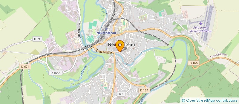 localisation de l'entreprise MONSIEUR JACQUES AUBERTIN  NEUFCHATEAU