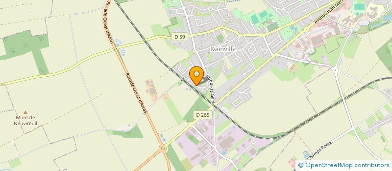 localisation de l'entreprise MONSIEUR JACQUES AUBIN  DAINVILLE