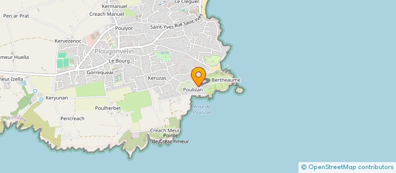 localisation de l'entreprise MONSIEUR JACQUES AUBRY à LE CONQUET