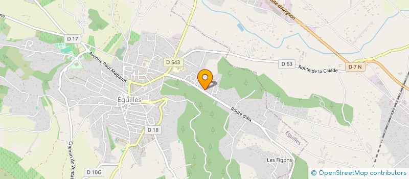 localisation de l'entreprise MONSIEUR JACQUES AUBRY  EGUILLES