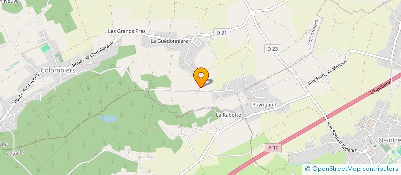 localisation de l'entreprise MONSIEUR JACQUES AUMASSON  COLOMBIERS