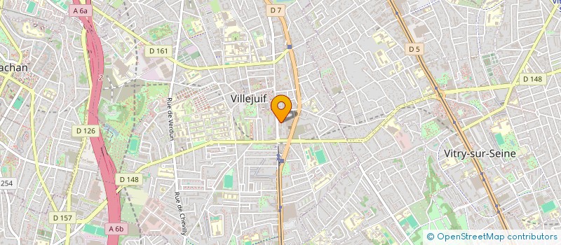 localisation de l'entreprise MONSIEUR JACQUES AUNIDAS  VILLEJUIF