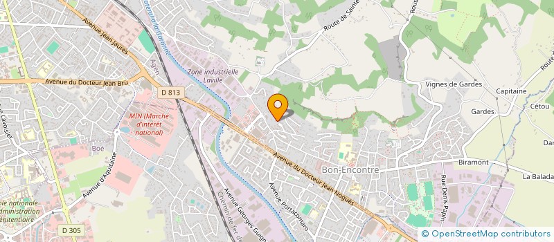 localisation de l'entreprise MONSIEUR JACQUES AUTHIER  CASTELCULIER