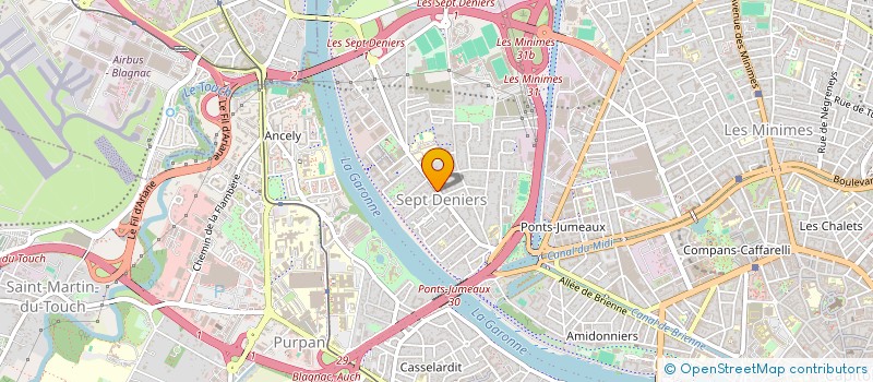 localisation de l'entreprise MONSIEUR JACQUES AZAM à TOULOUSE