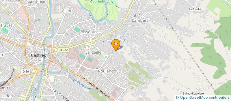 localisation de l'entreprise MONSIEUR JACQUES AZEMA  CASTRES