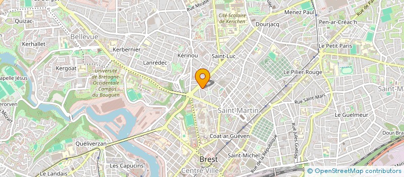 localisation de l'entreprise MONSIEUR JACQUES BACHELOT à BREST