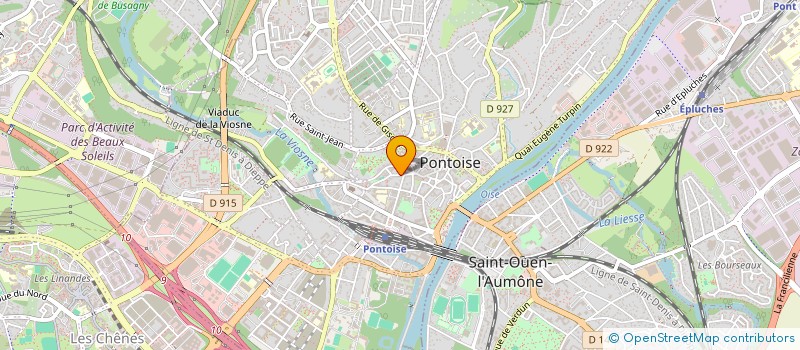 localisation de l'entreprise MONSIEUR JACQUES BACHOLLET à PONTOISE