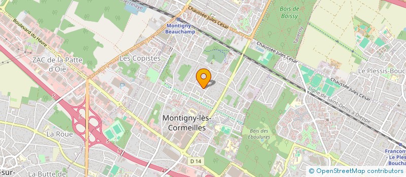 localisation de l'entreprise MONSIEUR JACQUES BACQUET à MONTIGNY-LES-CORMEILLES