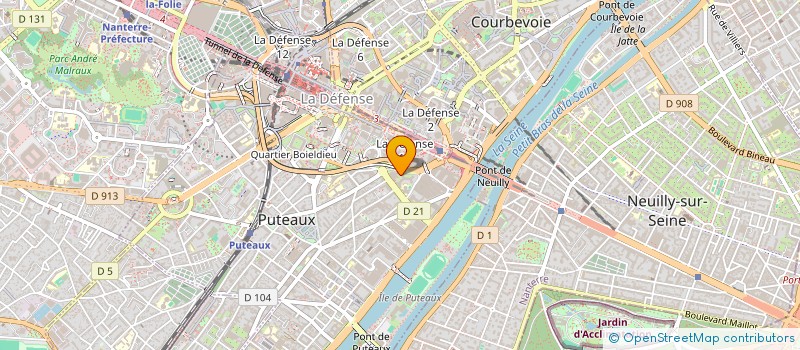 localisation de l'entreprise MONSIEUR JACQUES BADAROU  PUTEAUX