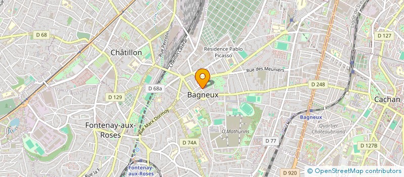 localisation de l'entreprise MONSIEUR JACQUES BADER à BAGNEUX