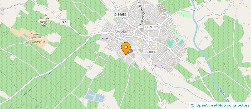 localisation de l'entreprise MONSIEUR JACQUES BAHI  SERVIAN