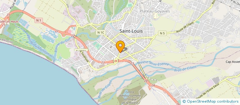 localisation de l'entreprise MONSIEUR JACQUES BALASSE à SAINT-LOUIS