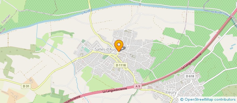 localisation de l'entreprise MONSIEUR JACQUES BALAYE  SALLES-D'AUDE