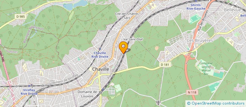 localisation de l'entreprise MONSIEUR JACQUES BALLA à CHAVILLE