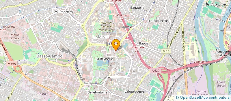 localisation de l'entreprise MONSIEUR JACQUES BALLEE à TOULOUSE