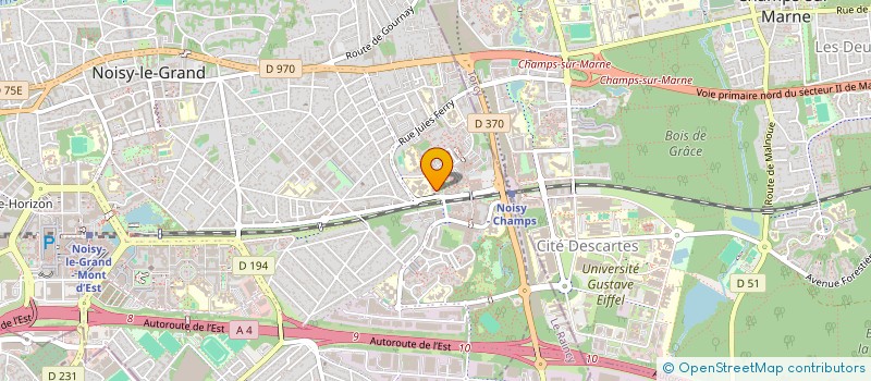 localisation de l'entreprise MONSIEUR JACQUES BALU  NOISY-LE-GRAND