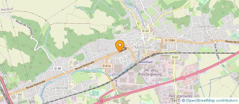 localisation de l'entreprise MONSIEUR JACQUES BANDERIER  MONTLUEL