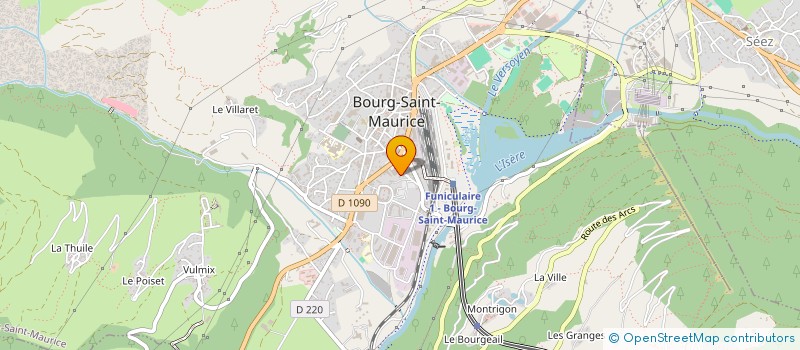 localisation de l'entreprise MONSIEUR JACQUES BARANGER à MONTVALEZAN