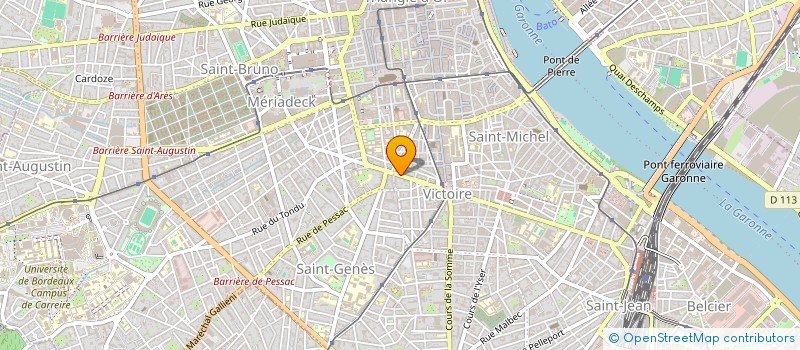 localisation de l'entreprise MONSIEUR JACQUES BARBE à BORDEAUX