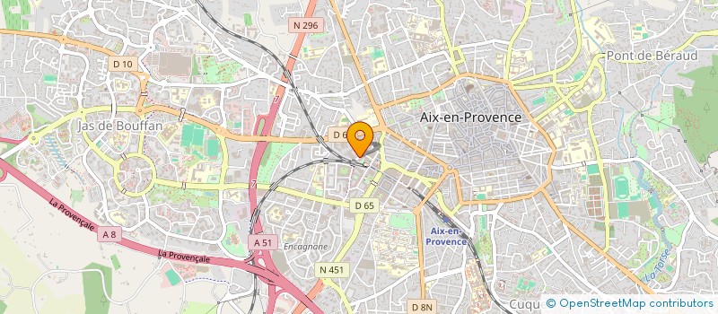 localisation de l'entreprise MONSIEUR JACQUES BARBEAULT à AIX-EN-PROVENCE