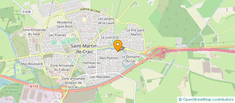 localisation de l'entreprise MONSIEUR JACQUES BARBIER à SAINT MARTIN DE CRAU