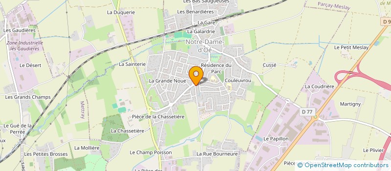 localisation de l'entreprise MONSIEUR JACQUES BARCAT  NOTRE-DAME-D'OE