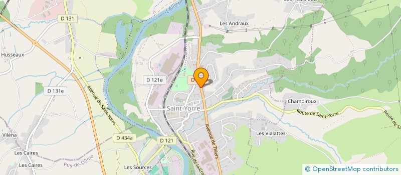 localisation de l'entreprise MONSIEUR JACQUES BARCELON à SAINT-YORRE