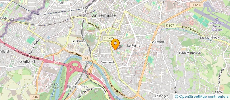 localisation de l'entreprise MONSIEUR JACQUES BARDET à ANNEMASSE