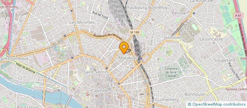 localisation de l'entreprise MONSIEUR JACQUES BARDIER à TOULOUSE