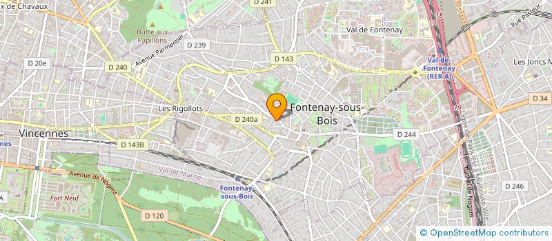 localisation de l'entreprise MONSIEUR JACQUES BAREY à FONTENAY-SOUS-BOIS