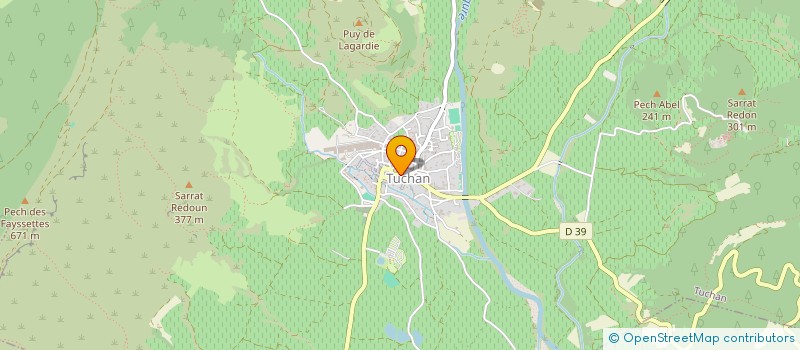 localisation de l'entreprise MONSIEUR JACQUES BARONCHELLI  TUCHAN