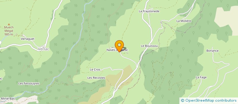 localisation de l'entreprise MONSIEUR JACQUES BARREAU  SAINT GENIEZ D'OLT ET D'AUBRAC