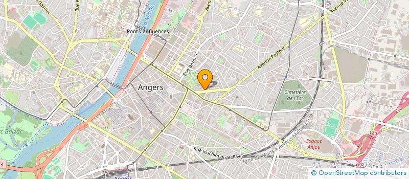 localisation de l'entreprise MONSIEUR JACQUES BARREAUX à ANGERS