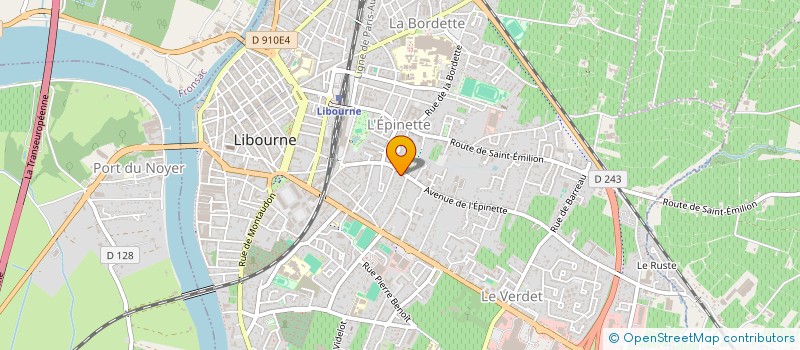 localisation de l'entreprise MONSIEUR JACQUES BARSE  LIBOURNE