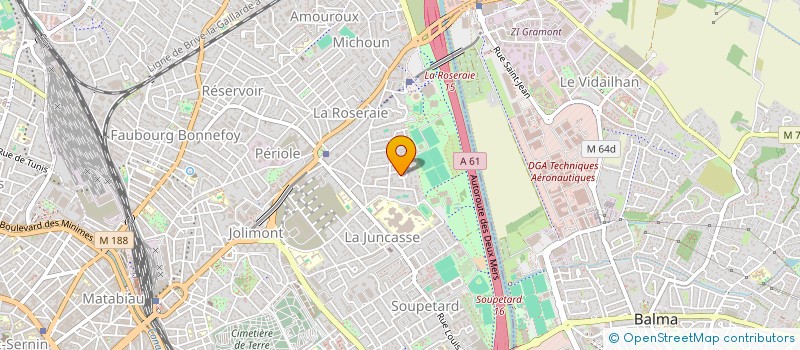 localisation de l'entreprise MONSIEUR JACQUES BARTHELEMY à TOULOUSE