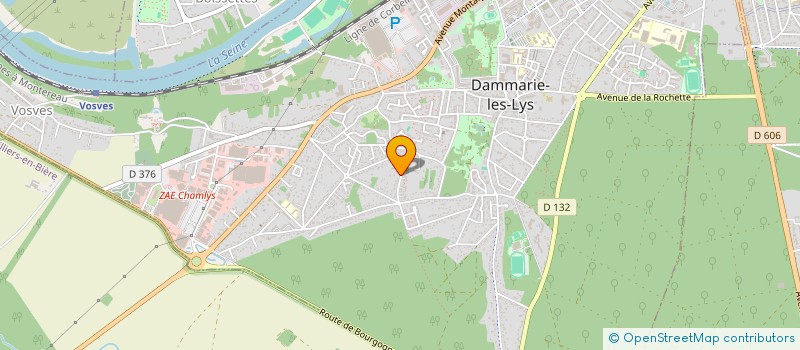 localisation de l'entreprise MONSIEUR JACQUES BARUS à DAMMARIE-LES-LYS
