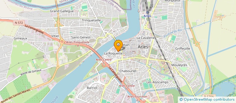 localisation de l'entreprise MONSIEUR JACQUES BASTIDE à ARLES