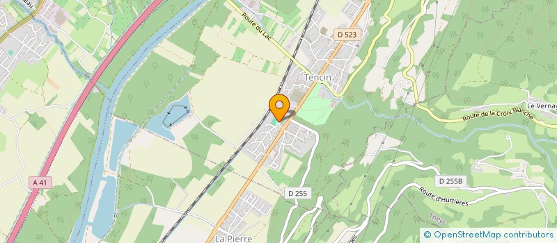 localisation de l'entreprise MONSIEUR JACQUES BAUDENET D'ANNOUX  CRETS EN BELLEDONNE