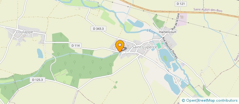 localisation de l'entreprise MONSIEUR JACQUES BAUDET à SAINT-LUPERCE