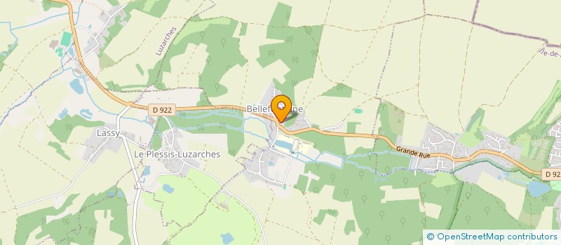 localisation de l'entreprise MONSIEUR JACQUES BAUDINET  CHAUMONTEL