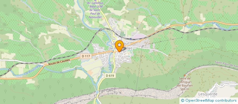 localisation de l'entreprise MONSIEUR JACQUES BAYONA  SAINT-PAUL-DE-FENOUILLET