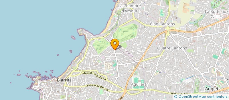 localisation de l'entreprise MONSIEUR JACQUES BAZET à BIARRITZ
