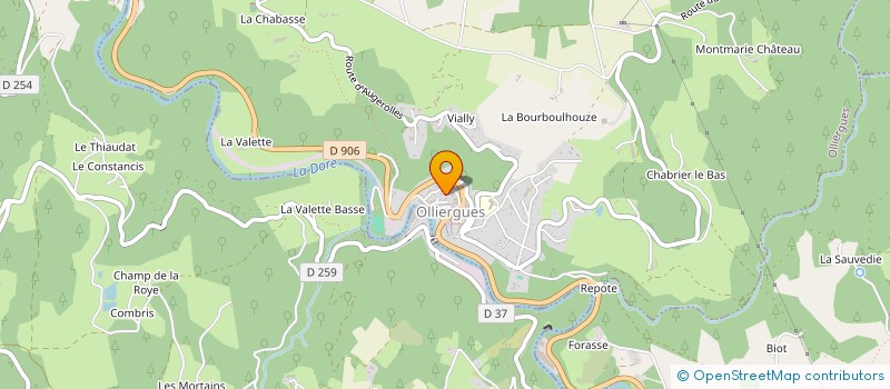 localisation de l'entreprise MONSIEUR JACQUES BEAL à OLMET