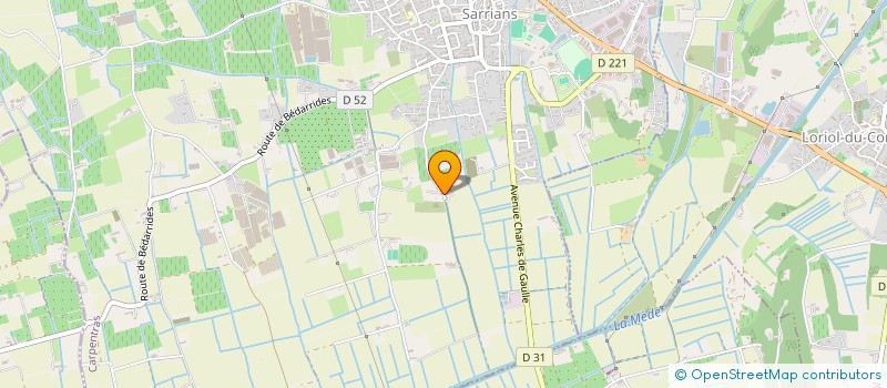 localisation de l'entreprise MONSIEUR JACQUES BEAUDIN  SARRIANS