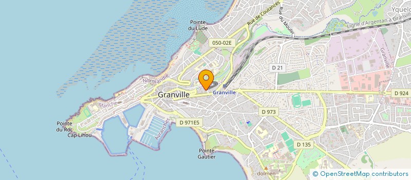 localisation de l'entreprise MONSIEUR JACQUES BEAULIEU à GRANVILLE