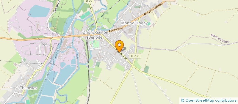 localisation de l'entreprise MONSIEUR JACQUES BEAUVAIS  ORIGNY-SAINTE-BENOITE