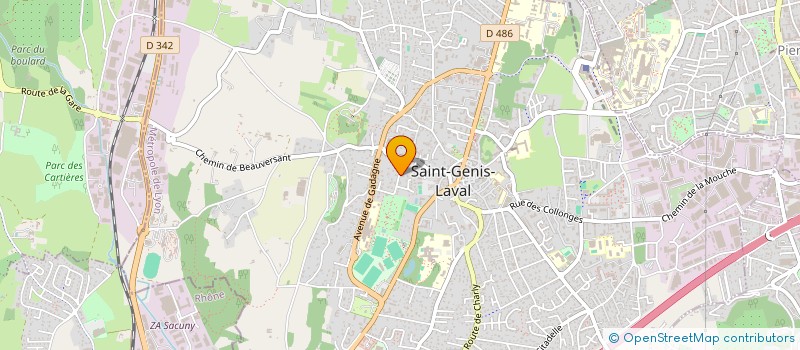 localisation de l'entreprise MONSIEUR JACQUES BEGEOT à SAINT-GENIS-LAVAL